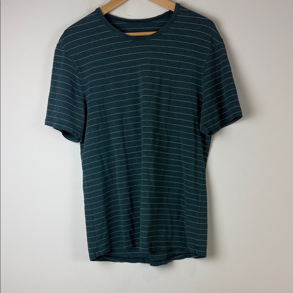 Lululemon Striped Teal Men's Shirt